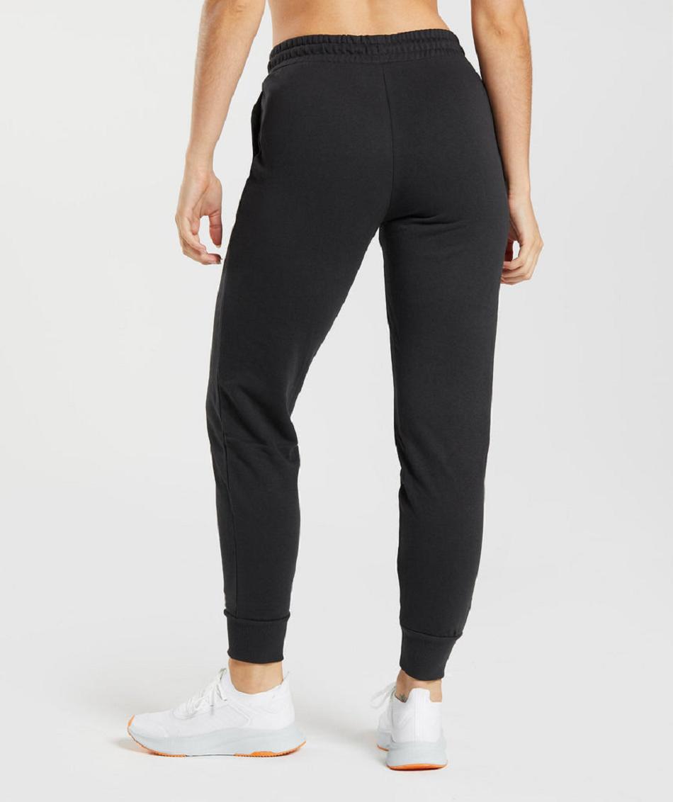 Spodnie Do Biegania Damskie Gymshark Treningowe Czarne | PL 2188ZUT